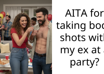 AITA for taking body shots with my ex at a party?