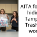 AITA for not hiding Tampon Trash at work