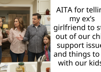 AITA for telling my ex’s girlfriend to stay out of our child support issues and things to do with our kids?