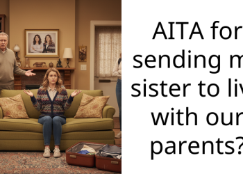 AITA for sending my sister to live with our parents?
