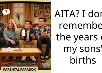 AITA? I don’t remember the years of my sons’ births