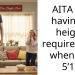 AITA for having a height requirement when I’m 5’1?