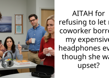 AITAH for refusing to let my coworker borrow my expensive headphones even though she was upset?