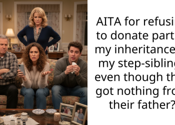 AITA for refusing to donate part of my inheritance to my step-siblings even though they got nothing from their father?