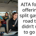 AITA for not offering to split gas on a road trip I didn’t want to go on?