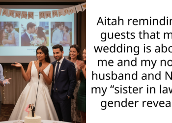 Aitah reminding guests that my wedding is about me and my now husband and NOT my “sister in law’s” gender reveal?