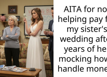 AITA for not helping pay for my sister’s wedding after years of her mocking how I handle money?