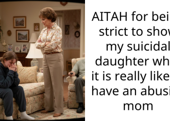 AITAH for being strict to show my suicidal daughter what it is really like to have an abusive mom