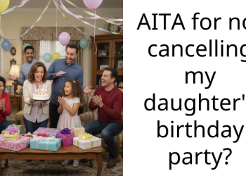 AITA for not cancelling my daughter’s birthday party?