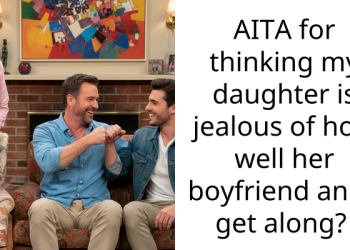 AITA for thinking my daughter is jealous of how well her boyfriend and I get along?