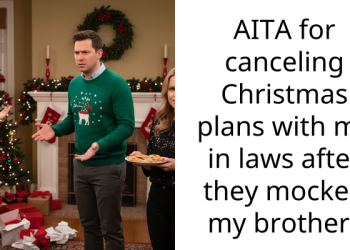 AITA for canceling Christmas plans with my in laws after they mocked my brother?