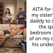 AITA for telling my sister’s baby daddy to sleep in the spare bedroom instead of on my couch in his underwear?
