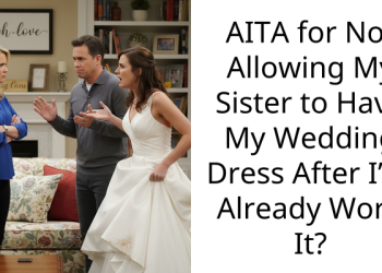 AITA for Not Allowing My Sister to Have My Wedding Dress After I’ve Already Worn It?