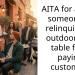 AITA for asking someone to relinquish an outdoor cafe table for a paying customer?