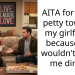 AITA for being petty towards my girlfriend because she wouldn’t make me dinner