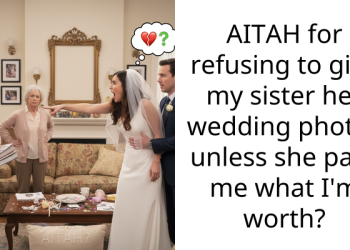 AITAH for refusing to give my sister her wedding photos unless she pays me what I’m worth?
