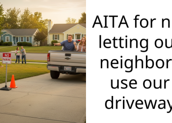AITA for not letting our neighbors use our driveway