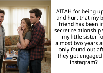 AITAH for being upset and hurt that my best friend has been in a secret relationship with my little sister for almost two years and I only found out after they got engaged on instagram?