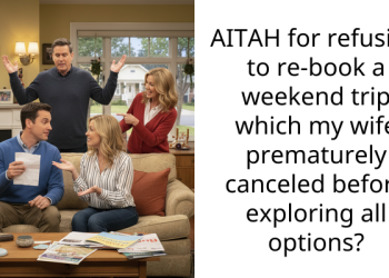 AITAH for refusing to re-book a weekend trip which my wife pr****urely canceled before exploring all options?