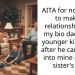 AITA for not trying to make a relationship with my bio dad or his younger kids work after he came back into mine and my sister’s life?