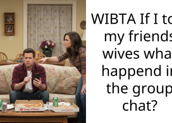WIBTA If I told my friends wives what happend in the group chat?