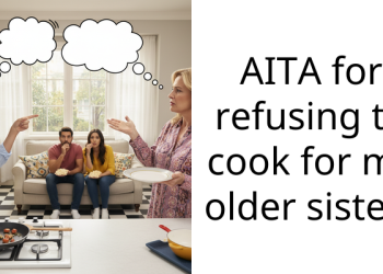 AITA for refusing to cook for my older sister?