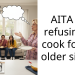 AITA for refusing to cook for my older sister?