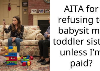 AITA for refusing to babysit my toddler sister unless I’m paid?
