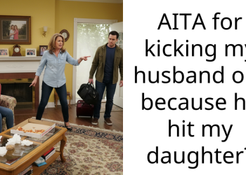 AITA for kicking my husband out because he hit my daughter?