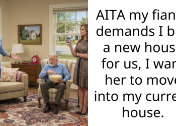 AITA my fiance demands I buy a new house for us, I want her to move into my current house.