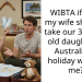 WIBTA if I told my wife she can’t take our 3 month old daughter to Australia on holiday without me?