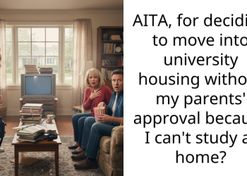 AITA, for deciding to move into university housing without my parents’ approval because I can’t study at home?