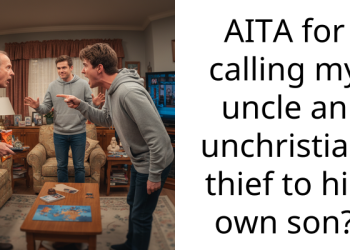 AITA for calling my uncle an unchristian thief to his own son?