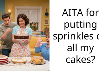Mom Calls Teen “Selfish” Over Sprinkles on Family Cakes