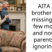 AITA my brother went missing for a few months and now my parents are ignoring me