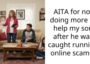 AITA for not doing more to help my son after he was caught running online scams?