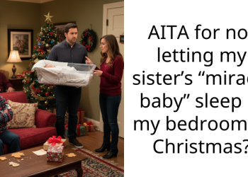 AITA for not letting my sister’s “miracle baby” sleep in my bedroom at Christmas?