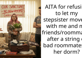 AITA for refusing to let my stepsister move in with me and my friends/roommates after a string of bad roommates in her dorm?