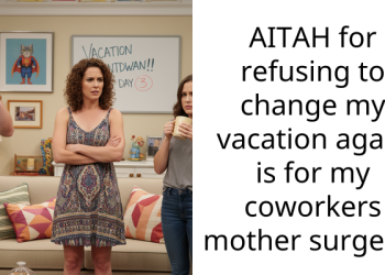 AITAH for refusing to change my vacation again is for my coworkers mother surgery?