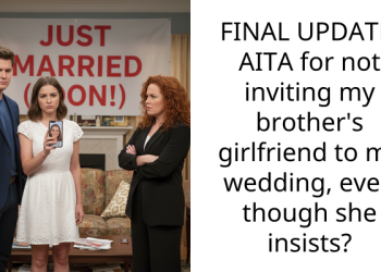 FINAL UPDATE: AITA for not inviting my brother’s girlfriend to my wedding, even though she insists?