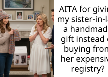 AITA for giving my sister-in-law a handmade gift instead of buying from her expensive registry?