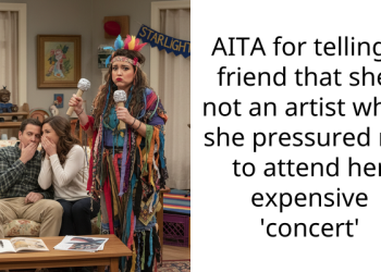 AITA for telling a friend that shes not an artist when she pressured me to attend her expensive ‘concert’