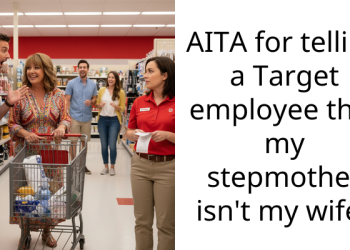 AITA for telling a Target employee that my stepmother isn’t my wife?