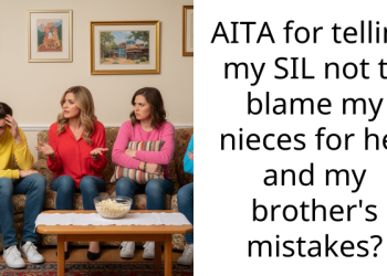 AITA for telling my SIL not to blame my nieces for her and my brother’s mistakes?