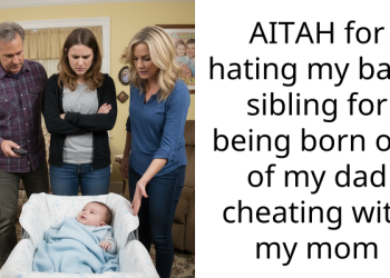AITAH for hating my baby sibling for being born out of my dad cheating with my mom