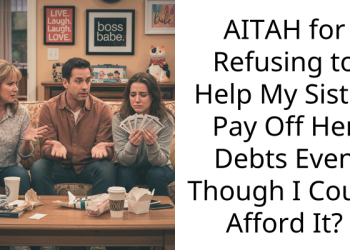 AITAH for Refusing to Help My Sister Pay Off Her Debts Even Though I Could Afford It?