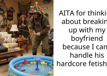 AITA for thinking about breaking up with my boyfriend because I can’t handle his hardcore f***shes?