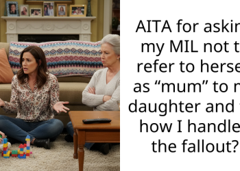 AITA for asking my MIL not to refer to herself as “mum” to my daughter and for how I handled the fallout?