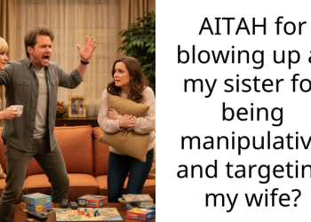 AITAH for blowing up at my sister for being manipulative and targeting my wife?