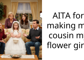 AITA for making my cousin my flower girl?